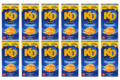 Kraft Dinner, Original Mac & Cheese 225g/7.6oz., 12ct, {Imported from Canada}